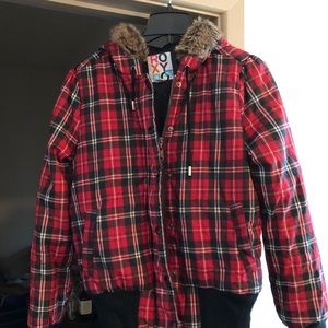 Roxy hooded jacket size large women’s